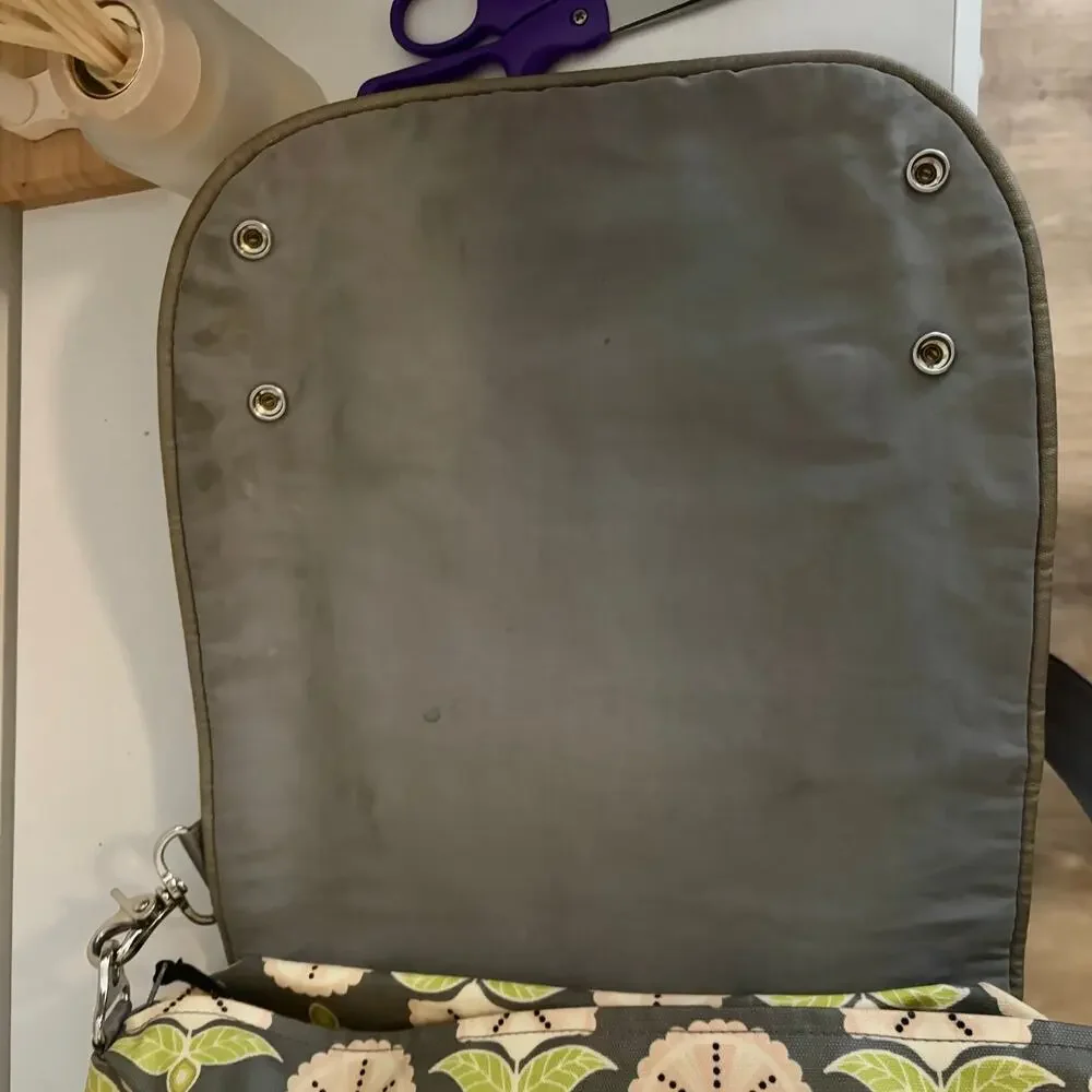 Petunia Pickle Bottom Santiago Sunset Baby Diaper Bag Tote Boho Floral Maternity